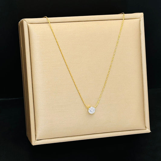 Collar inox, chapado 61